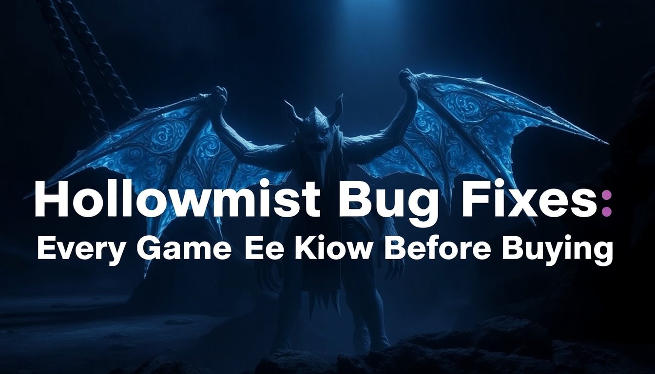 jurnogmzarge bug fixes hollowmist gamer purchase
